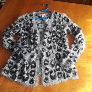 CARDIGAN  SWEATER, Soft and Fuzzy size S